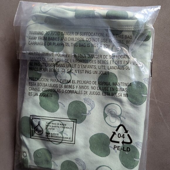 Kate Quinn long sleeve kimono bodysuit | loden apples | organic cotton interlock - Picture 7 of 15